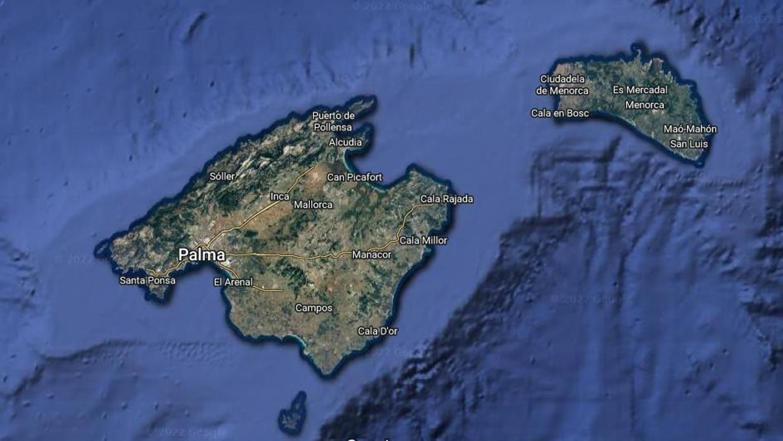 Islas de Mallorca y Menorca