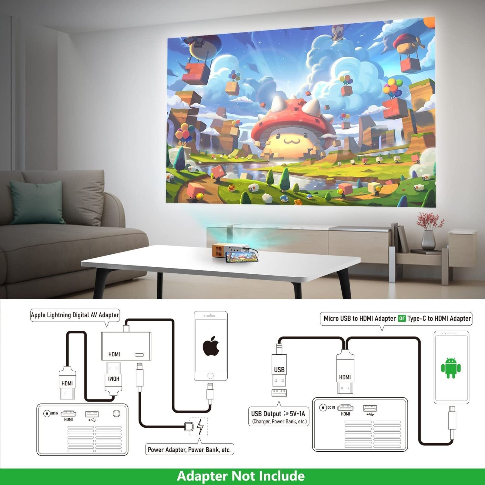 Un mini proyector portátil entre las ofertas de la semana de Amazon