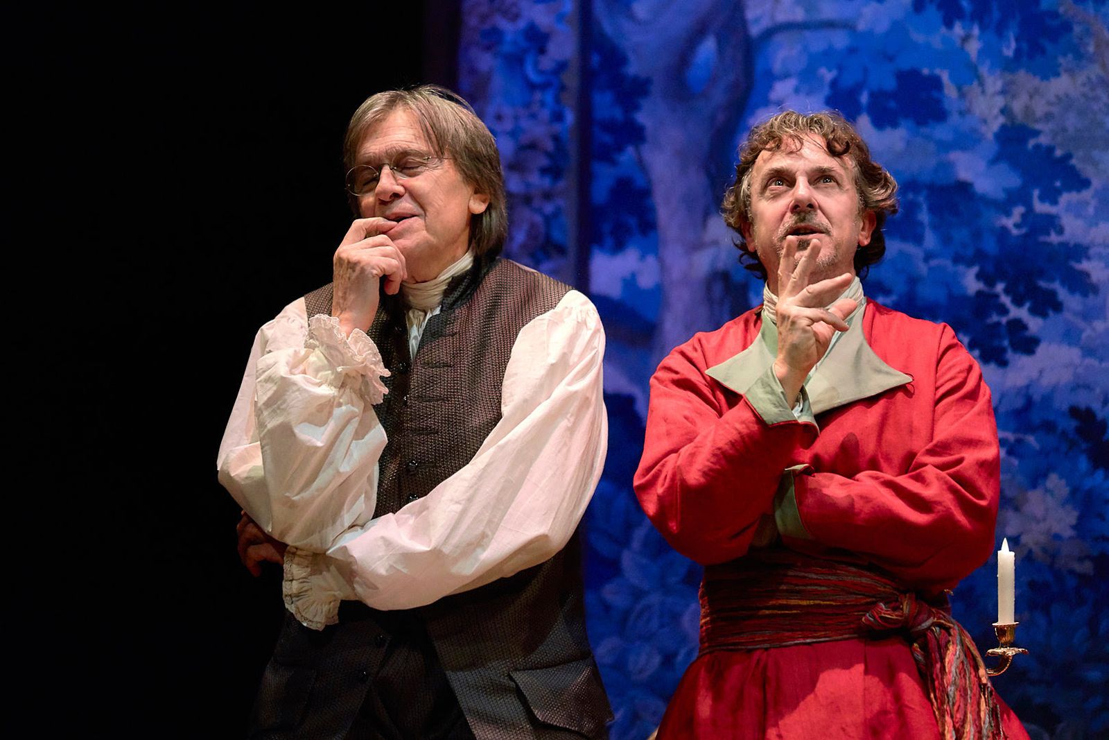 Una imagen de la representación. Izquierda (Flotats), derecha (Ponce).