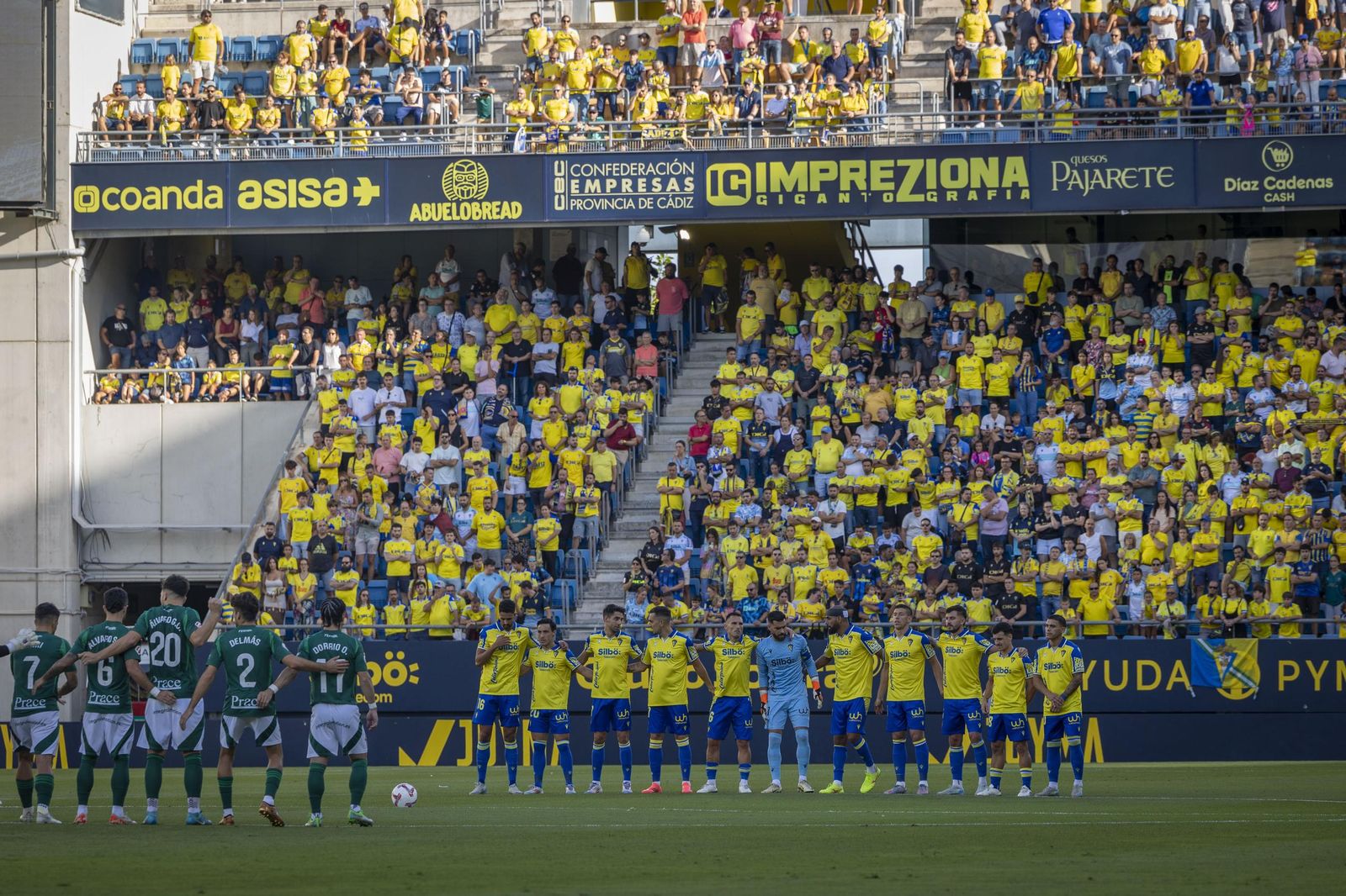 Las imágenes del Cádiz CF-Racing de Ferrol