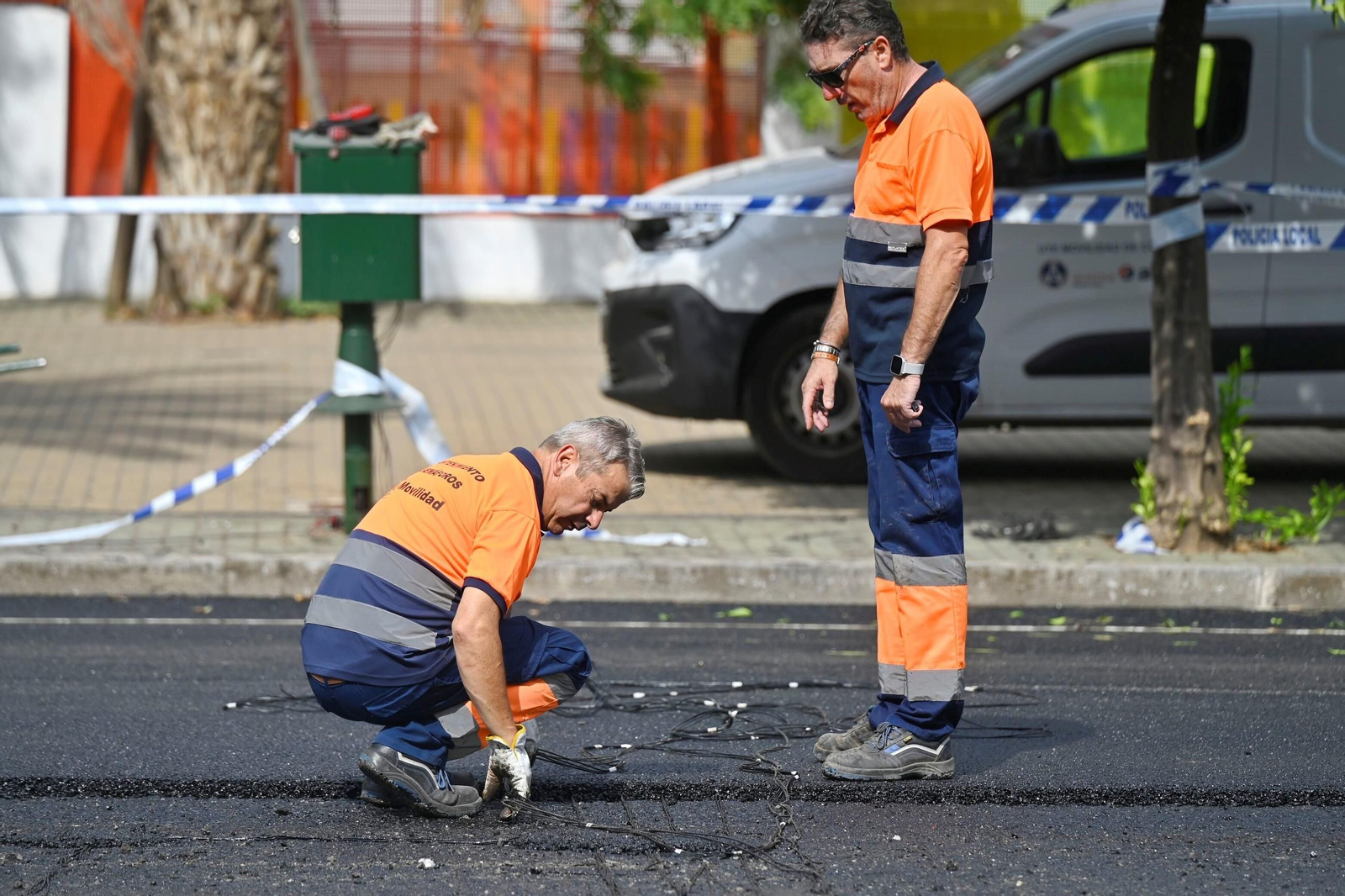 La avenida de la Victoria, en obras por el Plan Asfalto