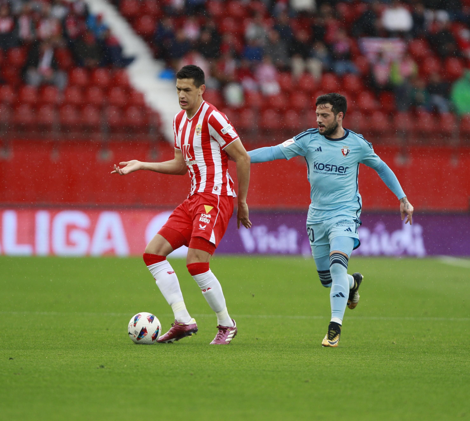 Las mejores imágenes del partido de fútbol U.D. Almería-C.A. Osasuna