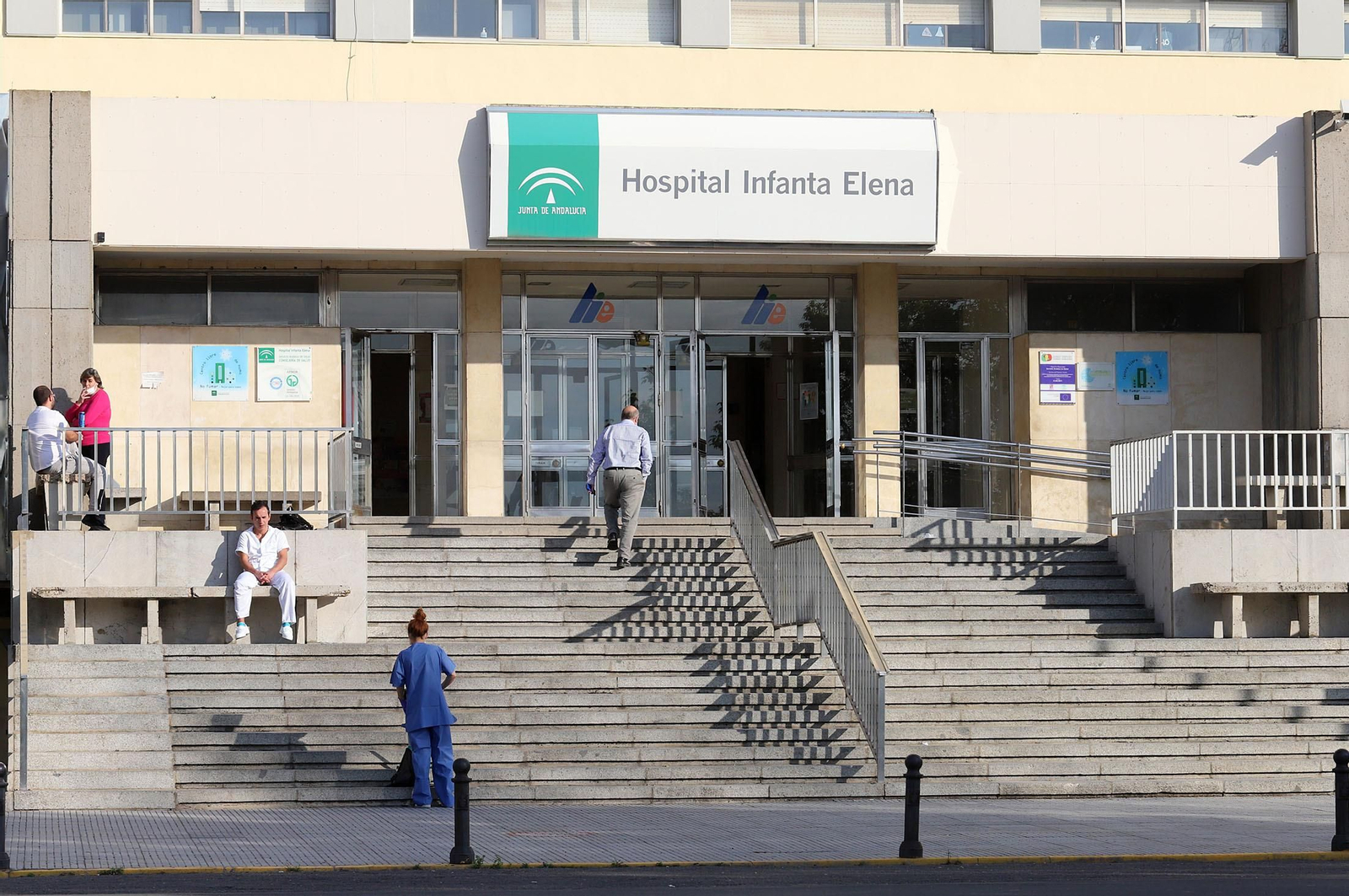 Hospital Infanta Elena durante el coronavirus.