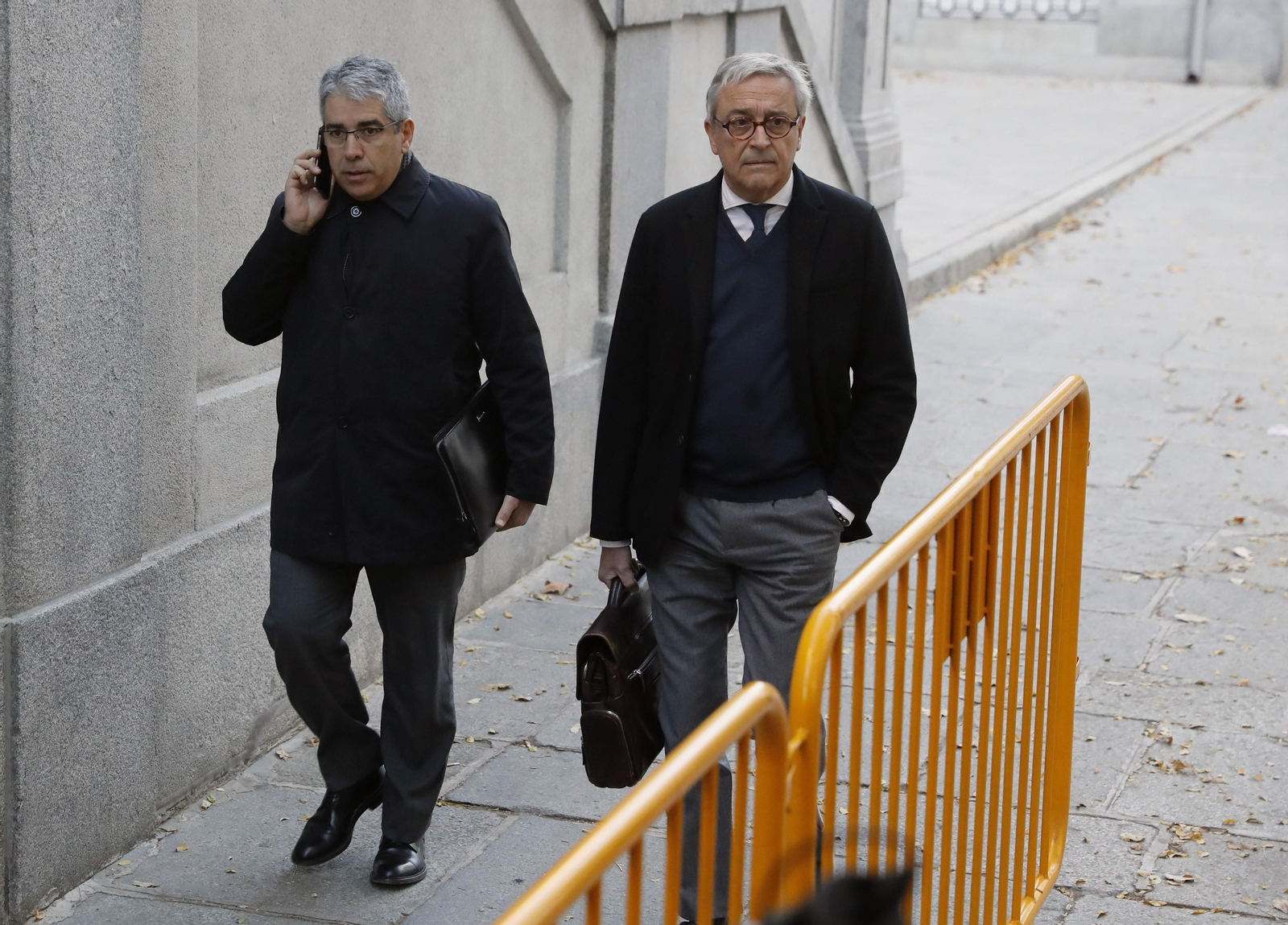 La declaración en el Supremo de los ex consejeros y los 'Jordis'