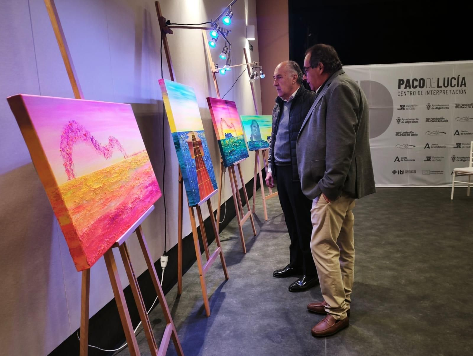 La inauguración de la muestra en el Centro Paco de Lucía. La inauguración de la muestra en el Centro Paco de Lucía.