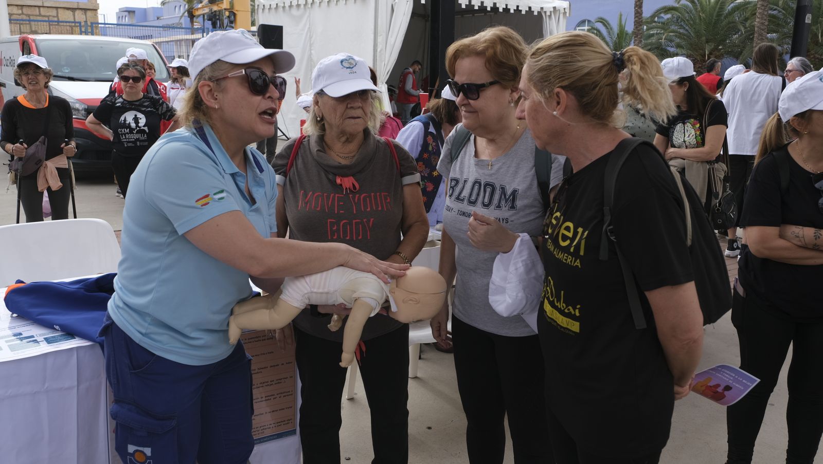 Marcha agua+salud+vida, en imágenes