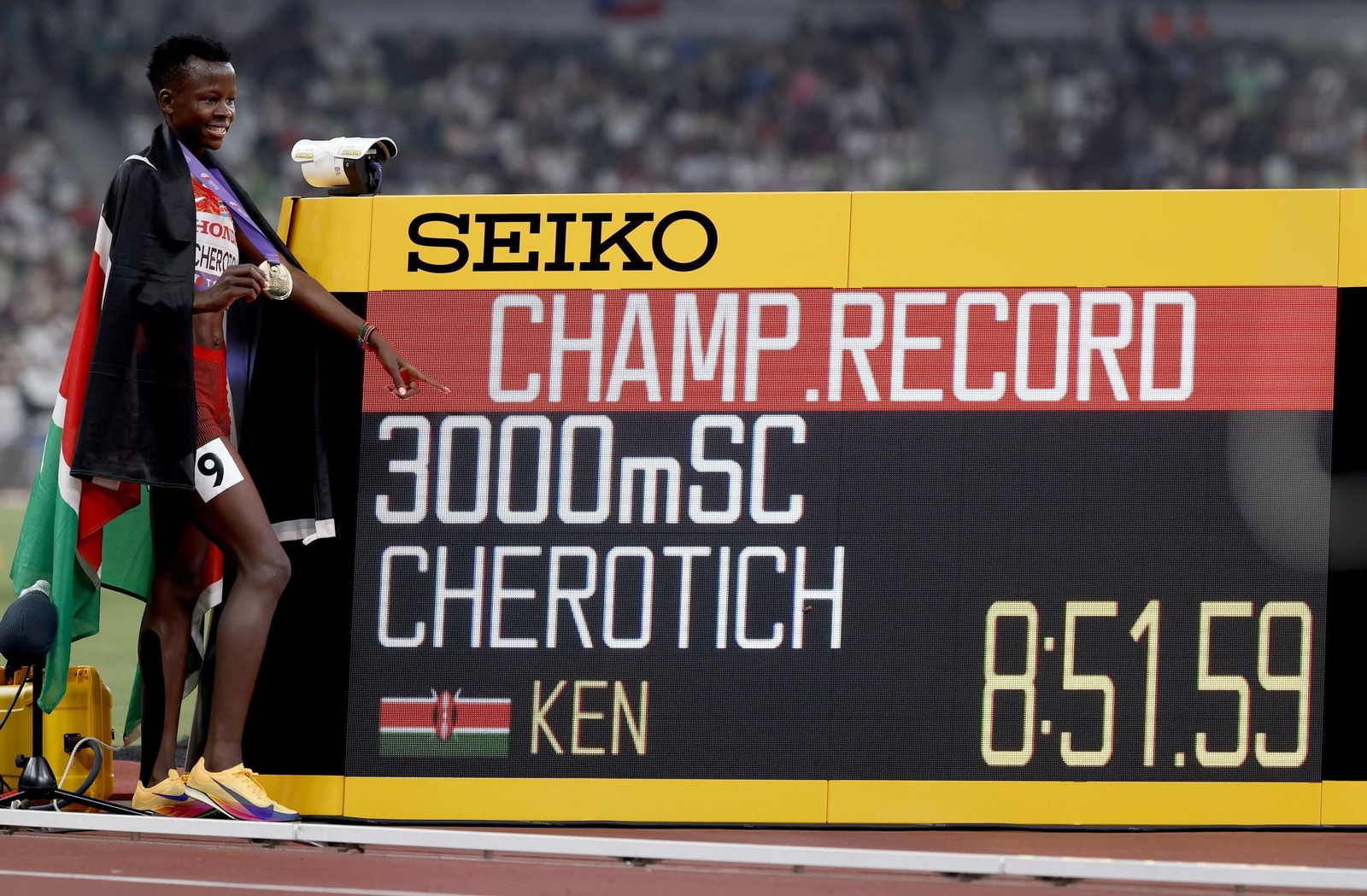 Las fotos de la lesión de Jordan Díaz y del resto de la jornada del Mundial de atletismo