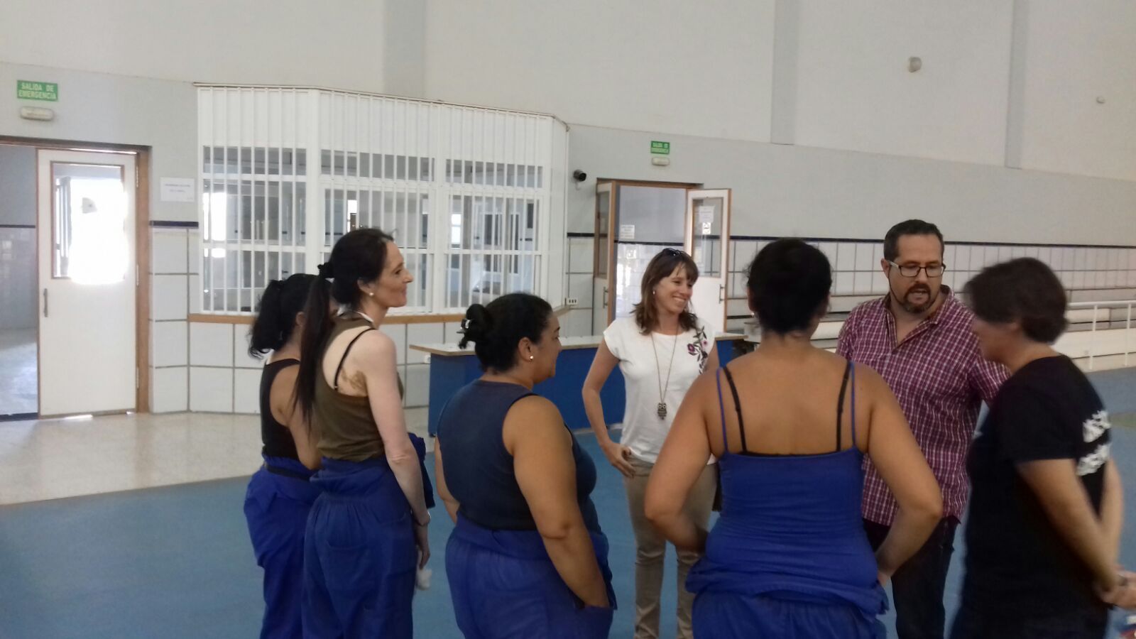 Laura Álvarez, en la visita que ha realizado a las instalaciones.