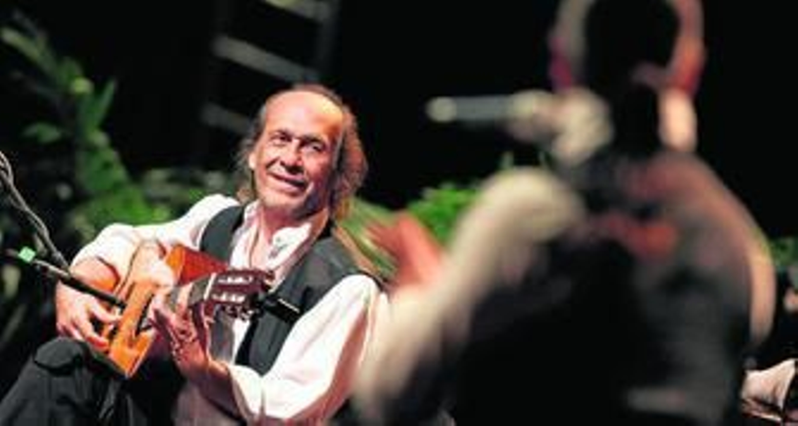 Paco de Lucía, durante su última actuación en el Festival de Música y Danza.
