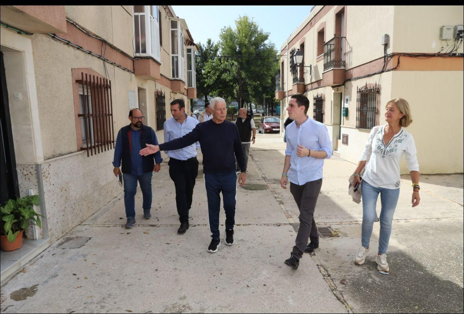 Visita de Jaime Espinar a La Liberación. Visita de Jaime Espinar a La Liberación.