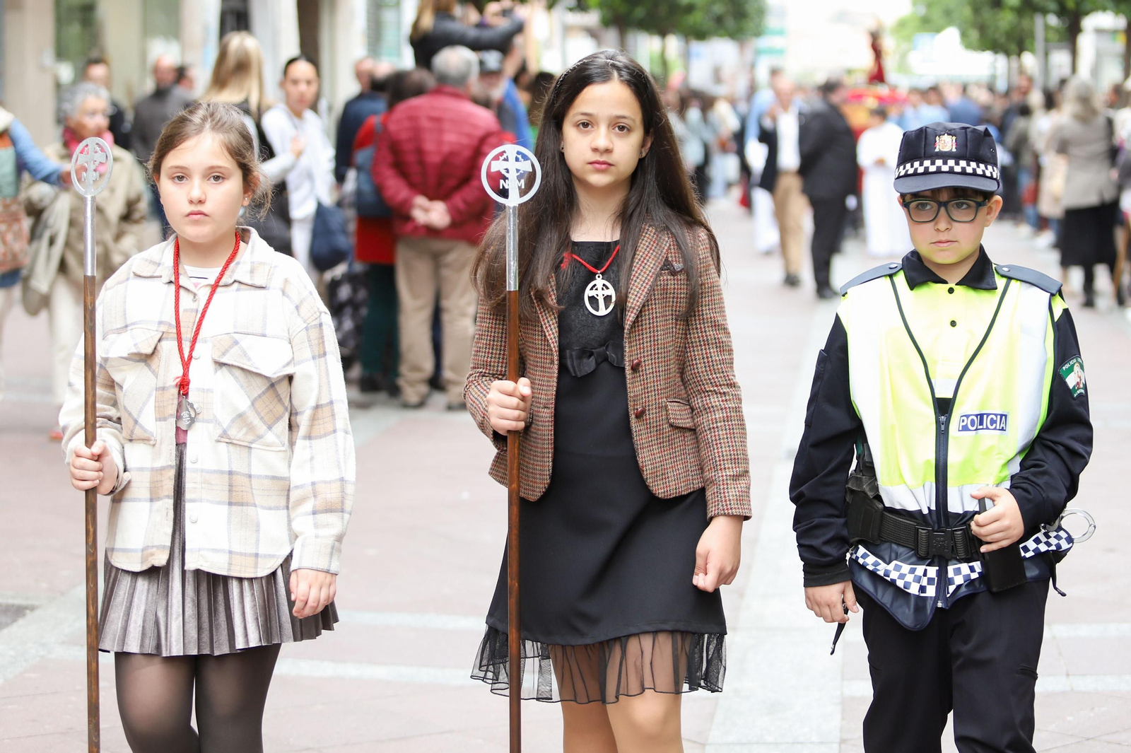 Fotos de la procesión infantil del colegio Nuestra Señora de los Milagros de Algeciras