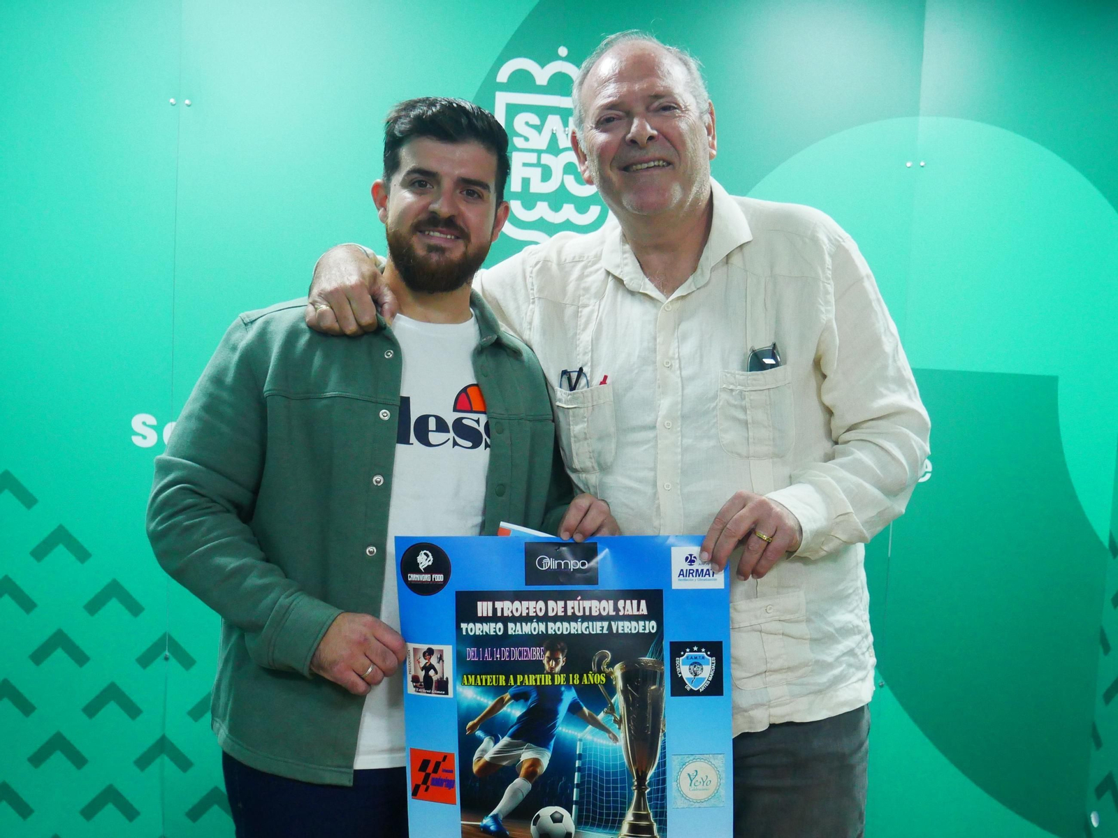 El concejal de Deporte, Antonio Rojas, y el organizador, David Bonet El concejal de Deporte, Antonio Rojas, y el organizador, David Bonet