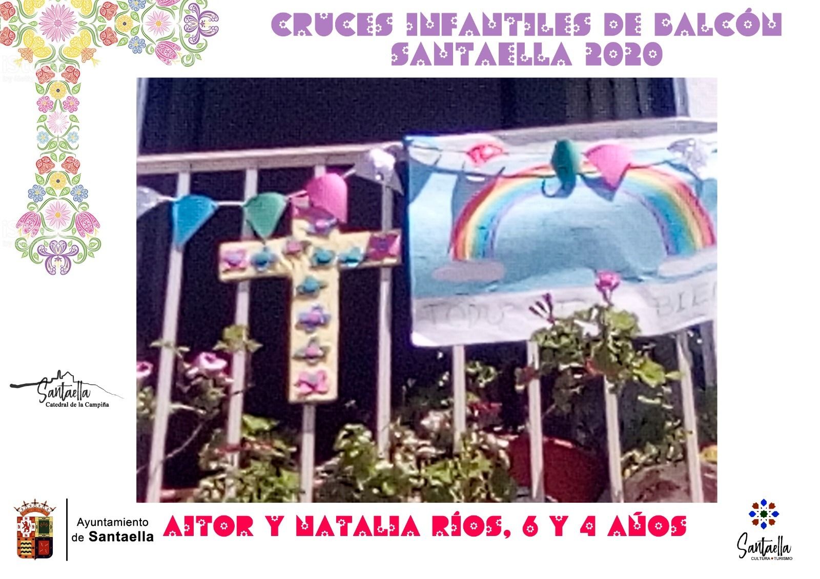 Así son las Cruces de Mayo de los niños de Santaella
