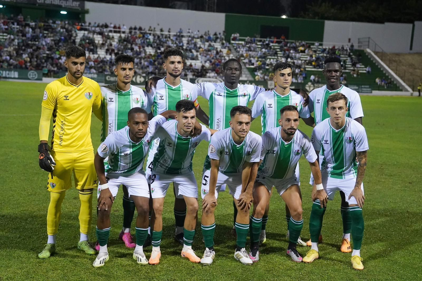 Once inicial del Antequera. Once inicial del Antequera.