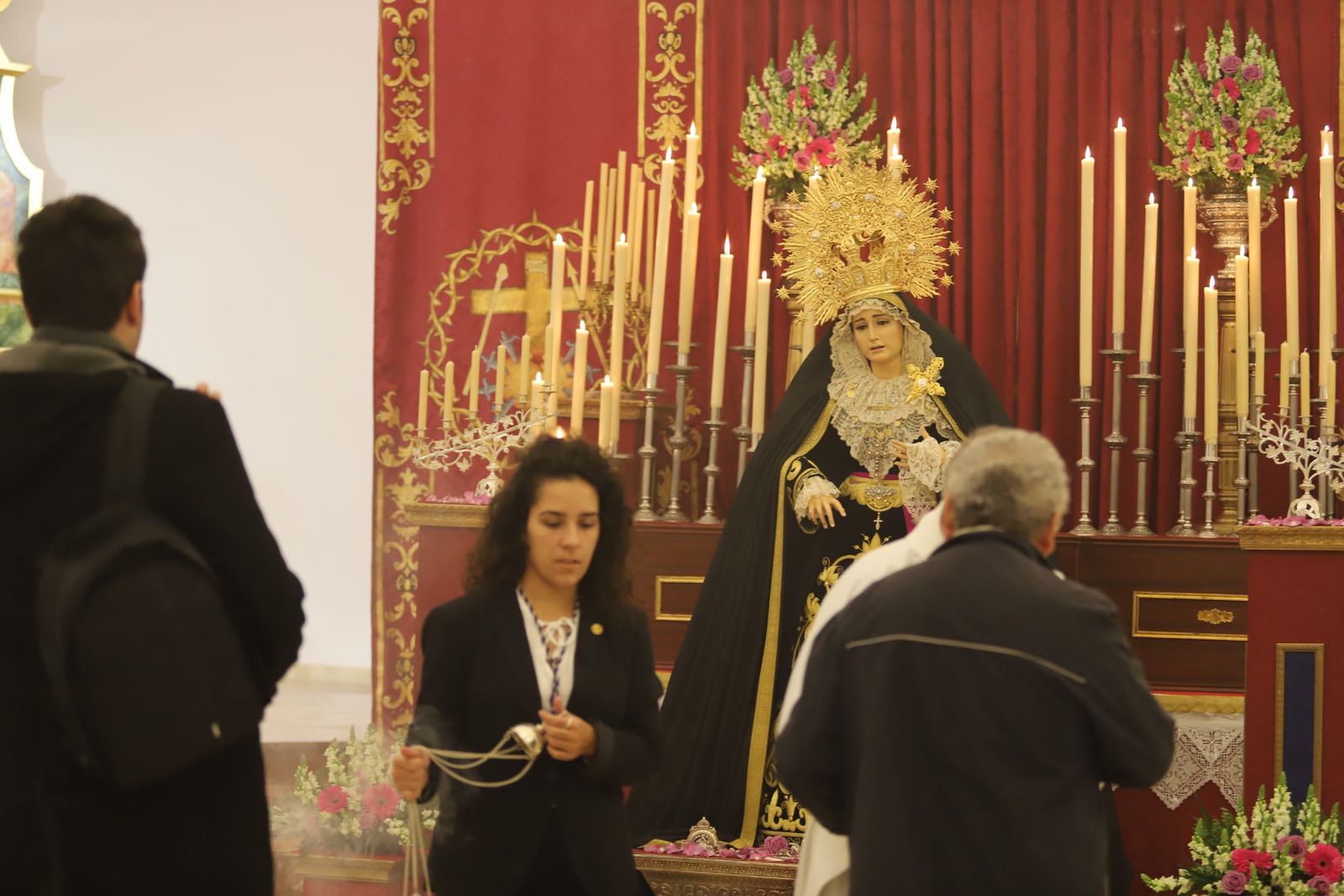 Imágenes del besamanos a la Virgen del Patrocinio en las Colonias