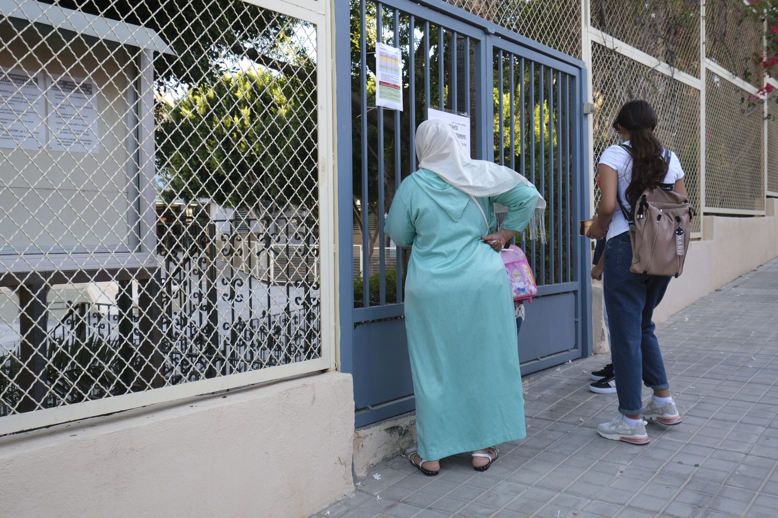 Primer día del curso escolar en Almería