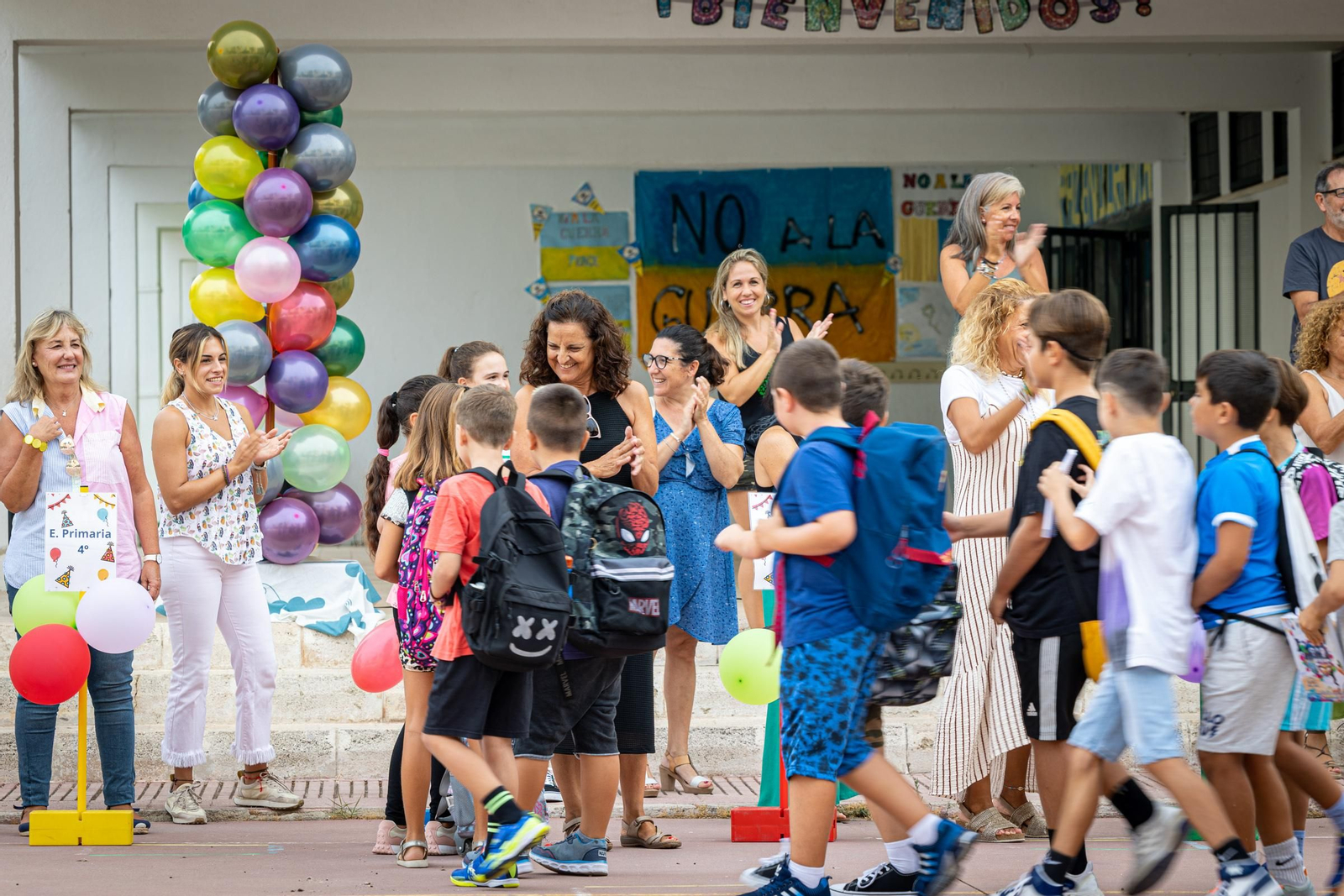 Primer día de la vuelta al cole, en imágenes