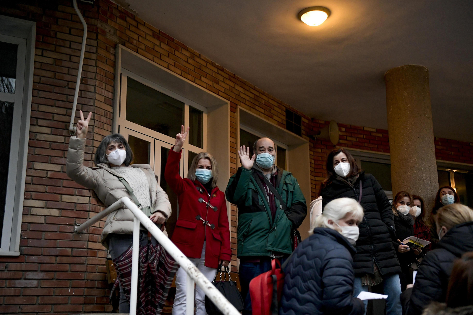 Fotos: segundo día de vacunas en Granada