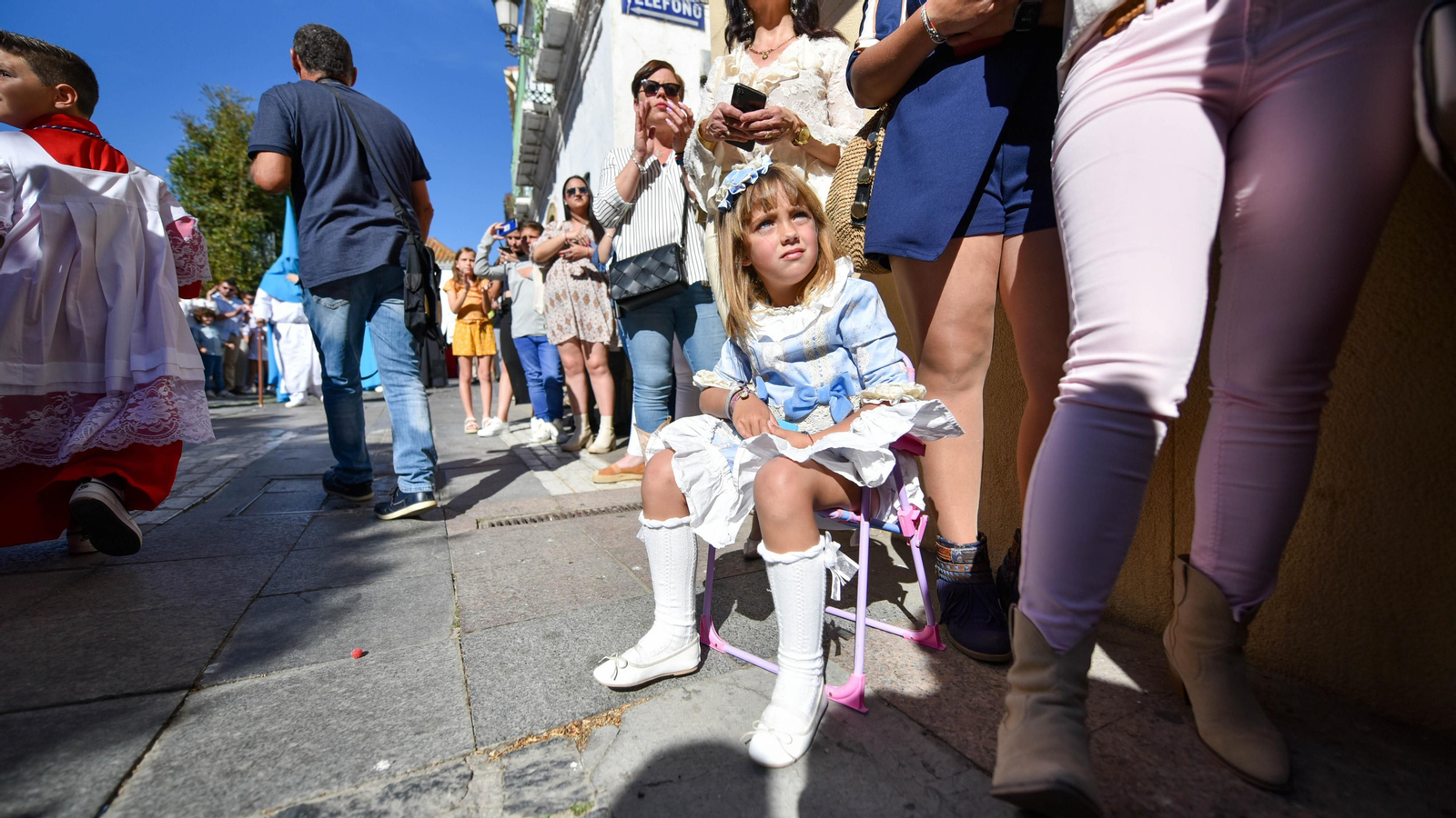 Fotos del Domingo de Ramos en Los Barrios: Borriquita y María Santisima de la Estrella