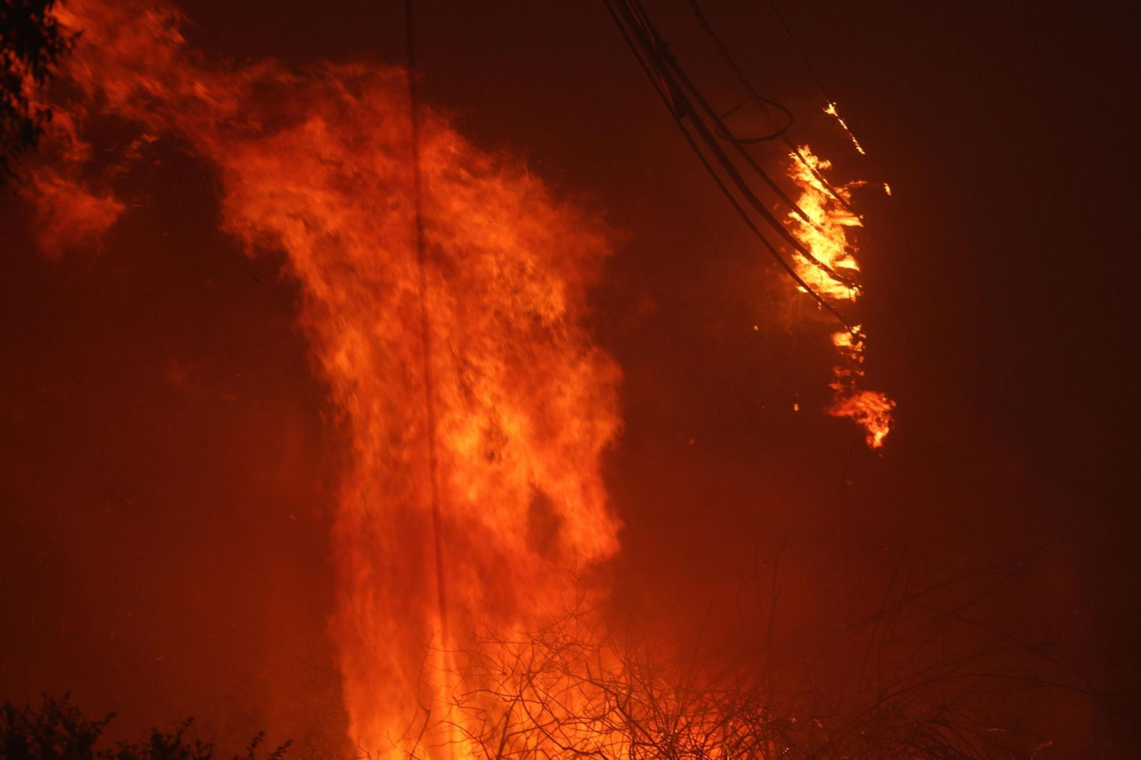 Las impactantes imágenes de los incendios de California