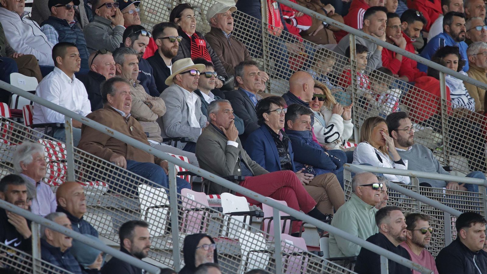 Robert y Lackey, en el palco del Nuevo Mirador.