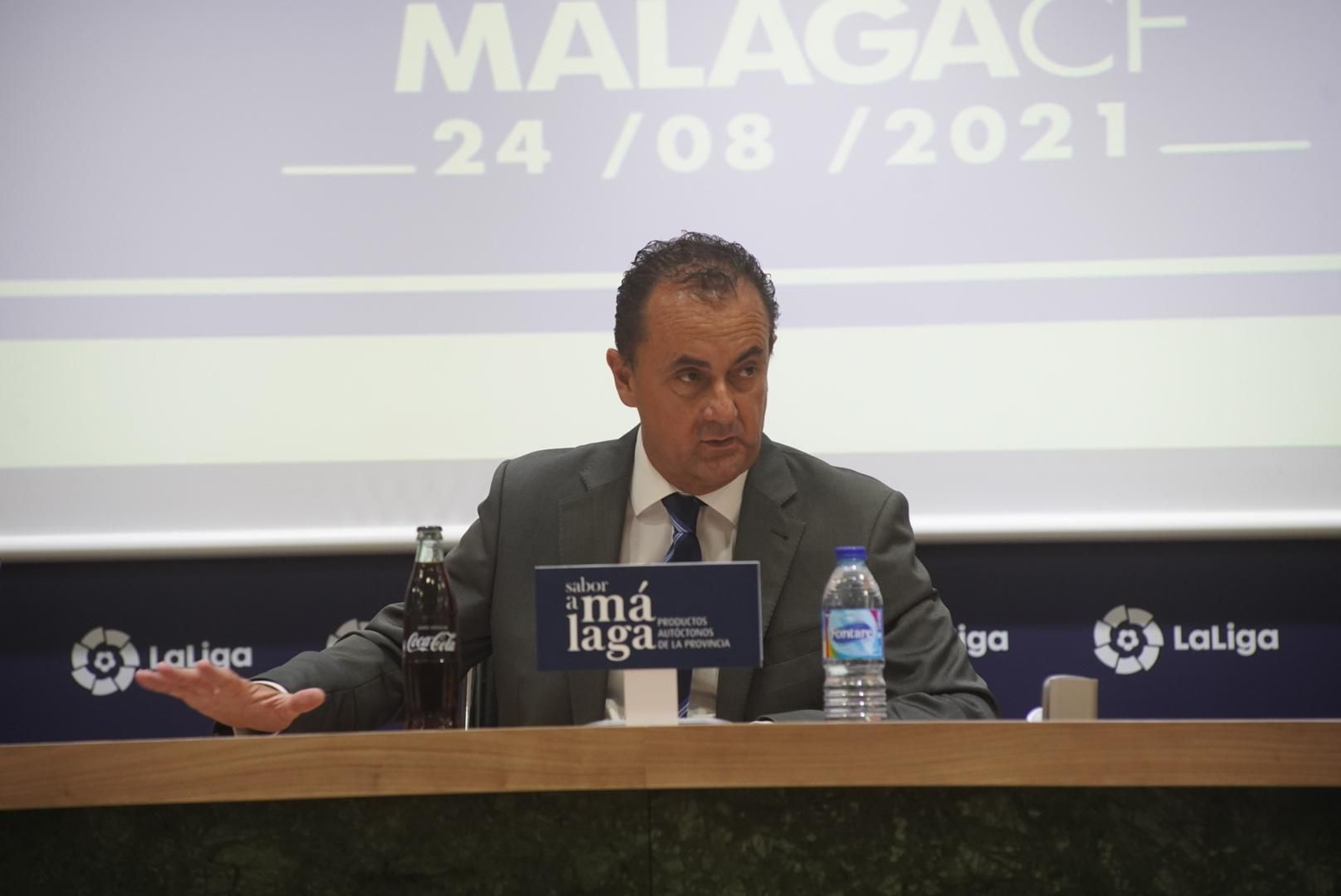 Cuatro años del administrador judicial en el Málaga CF, en fotos