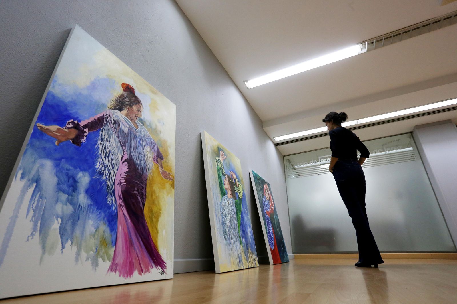 Algunas de las obras que se podrán ver en la exposición.