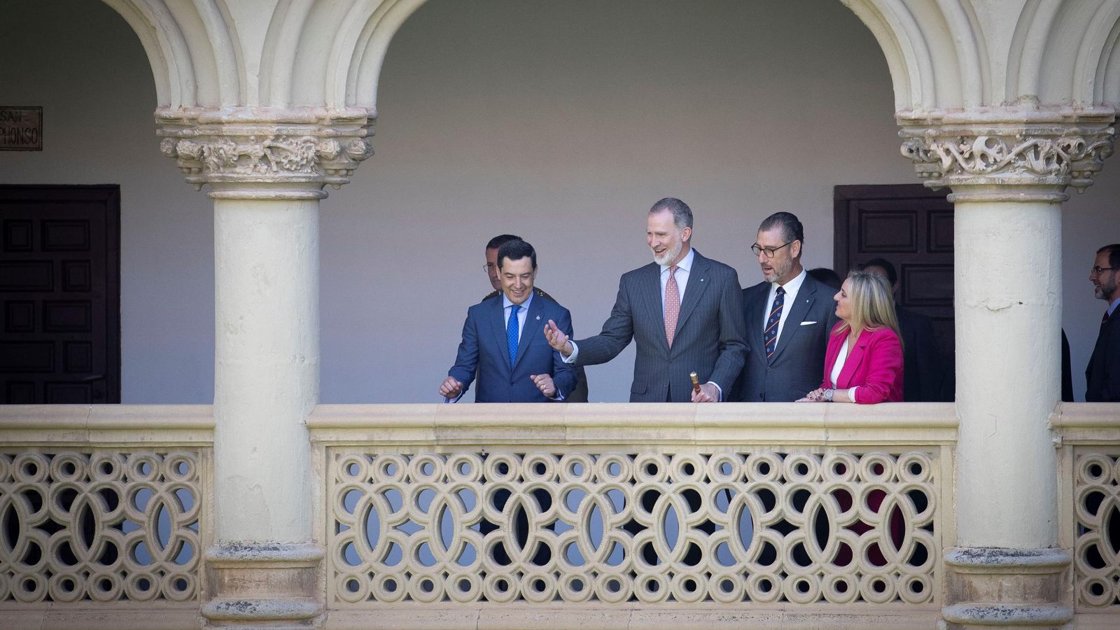 Las fotos de Felipe VI en el Real Monasterio de San Jerónimo de Granada en la reunión de las Reales Maestranzas de España