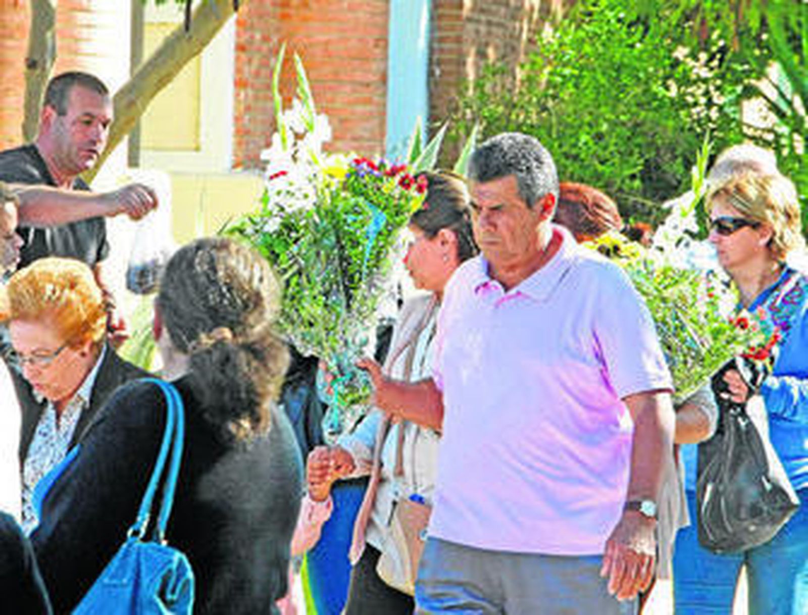 Imagen captada en el cementerio municipal de Jerez durante el actual puente de Todos los Santos.