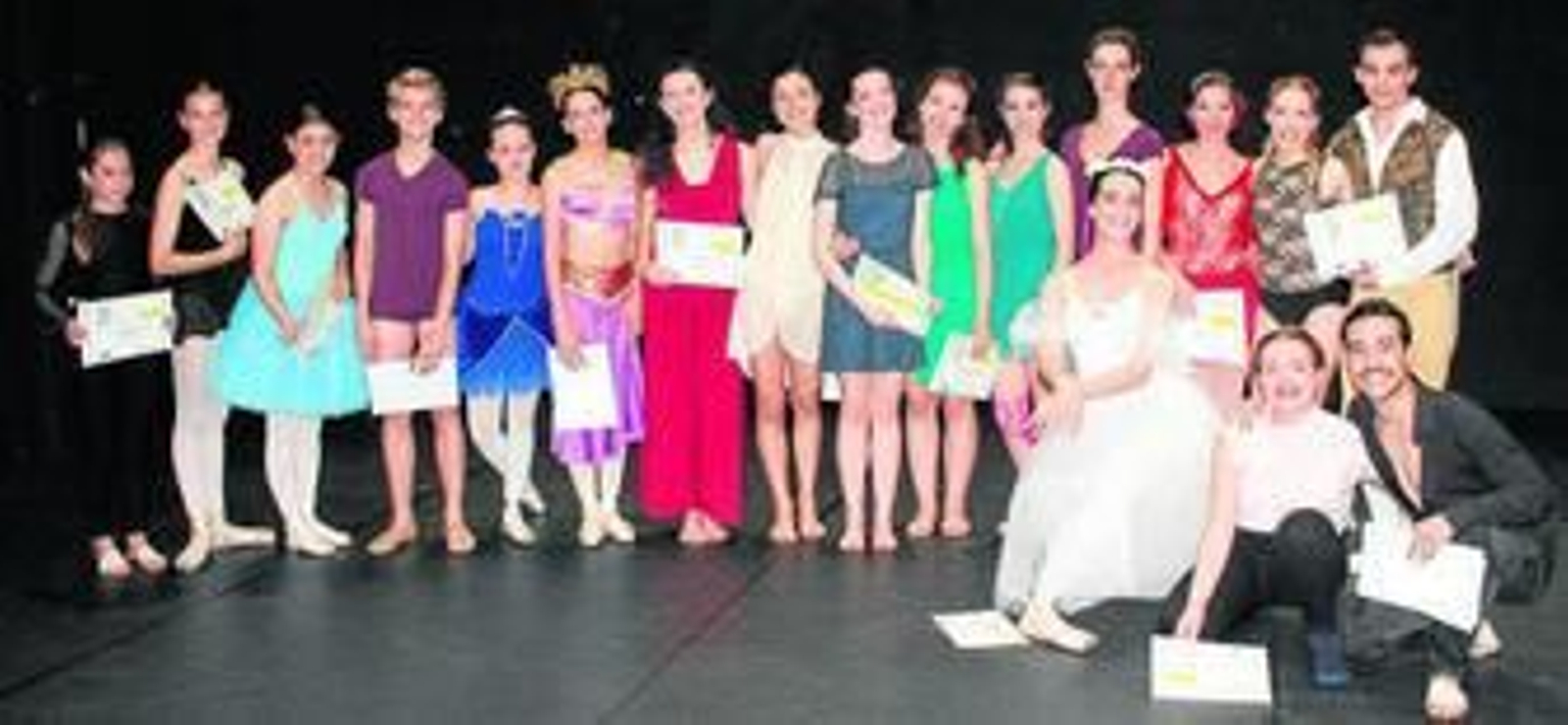 Imagen del pasado domingo de los ganadores del II Concurso de Danza. Imagen del pasado domingo de los ganadores del II Concurso de Danza.