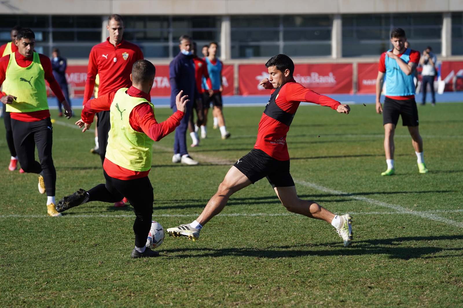 Entrenamiento del Almería, jueves 21