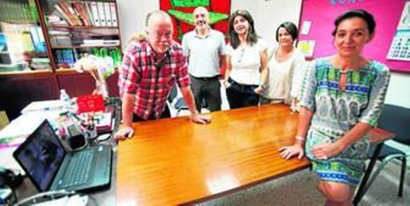 Profesorado que participa en el proyecto europeo.