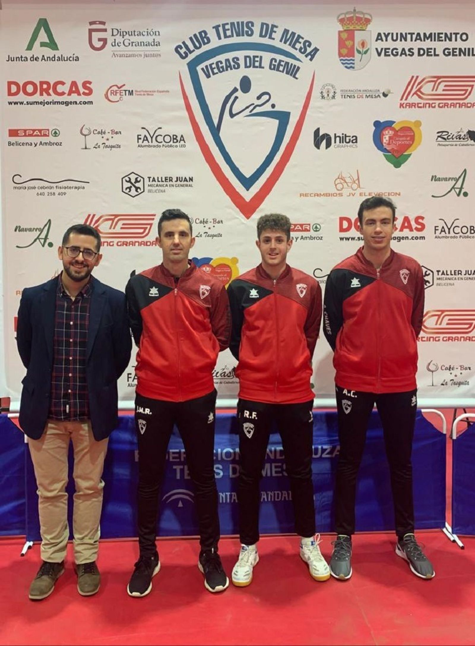 Plantilla del CTM Vegas del Genil en la División de Honor Masculina