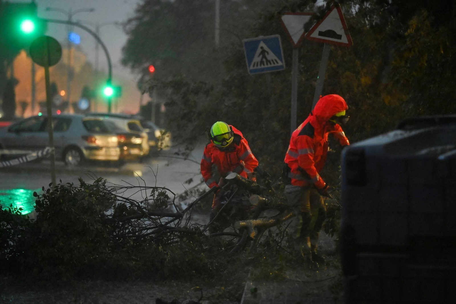Las imágenes de los daños causados por el fuerte viento en el Sector Sur en Córdoba