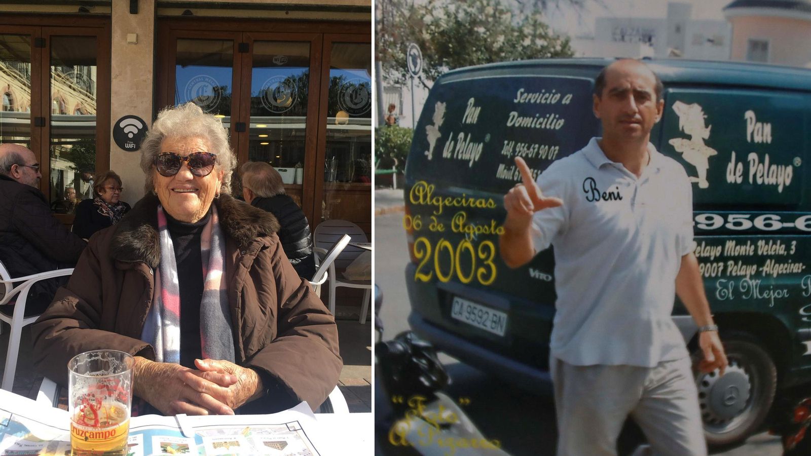 Concha Martínez Ros, ya fallecida, y Juanma Benitez Rodríguez