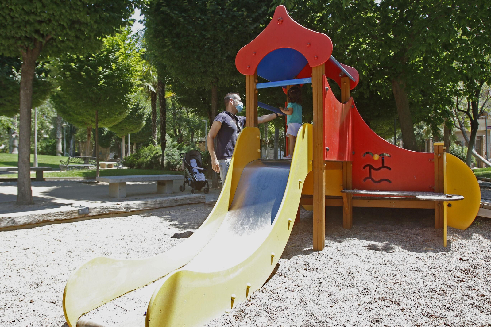 Un parque infantil en Córdoba. Un parque infantil en Córdoba.