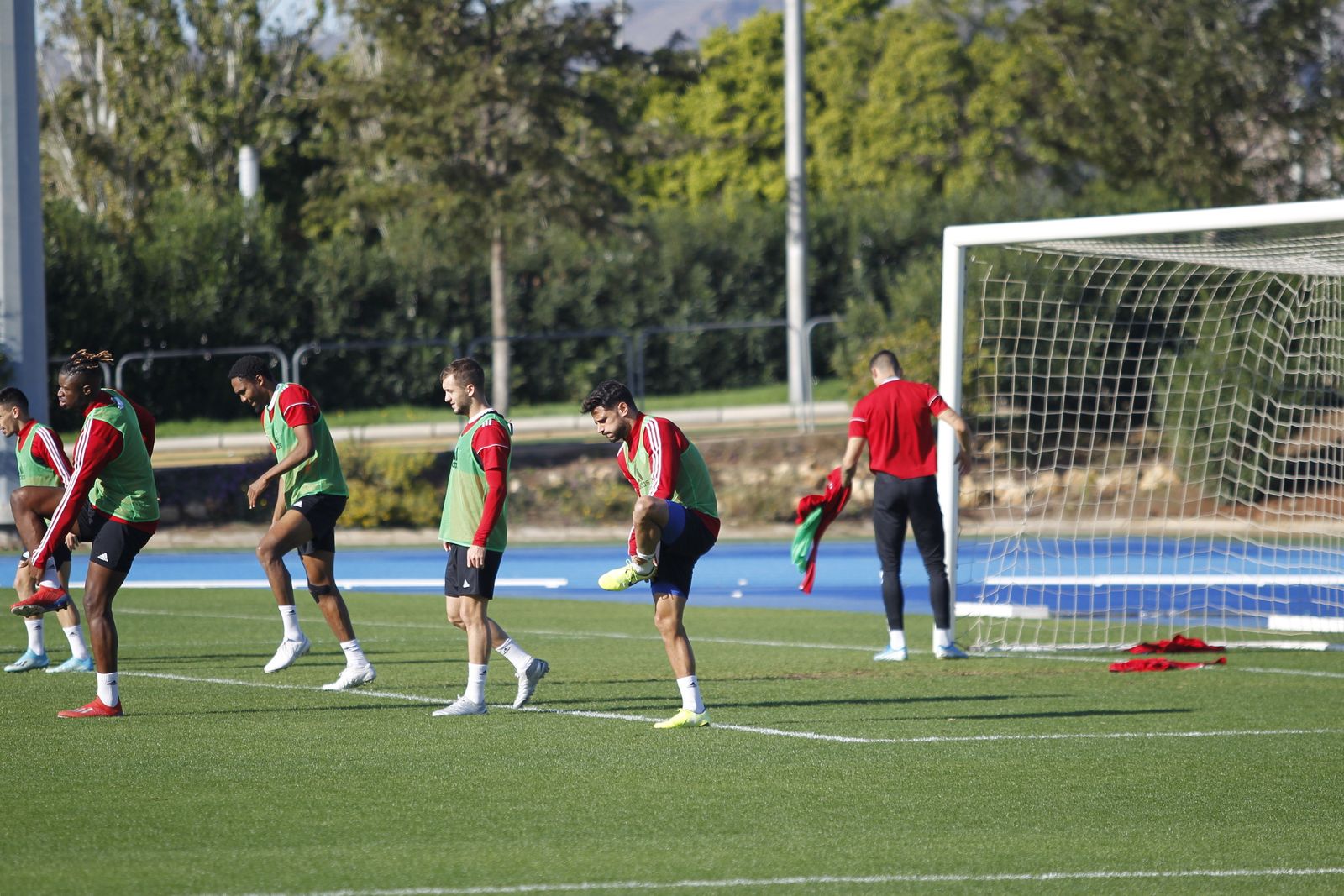 Fotogalería del entrenamiento del Almería previa al partido ante el Numancia