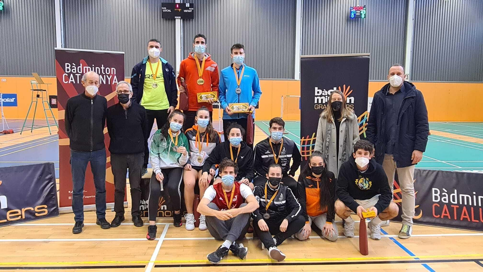 Foto de familia de los ganadores de este Máster disputado en Granollers.