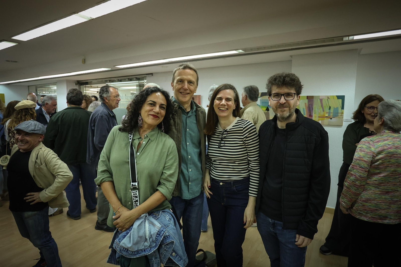 Imágenes de la inauguración de la exposición de Pepe Márquez en la sala ArteAdiario