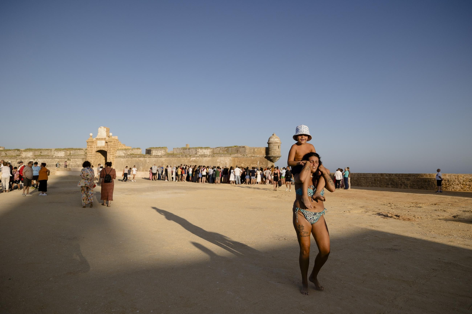 Las imágenes de la apertura al público del castillo de San Sebastián