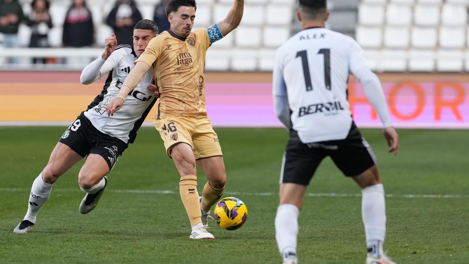 El Burgos-Málaga CF, en fotos