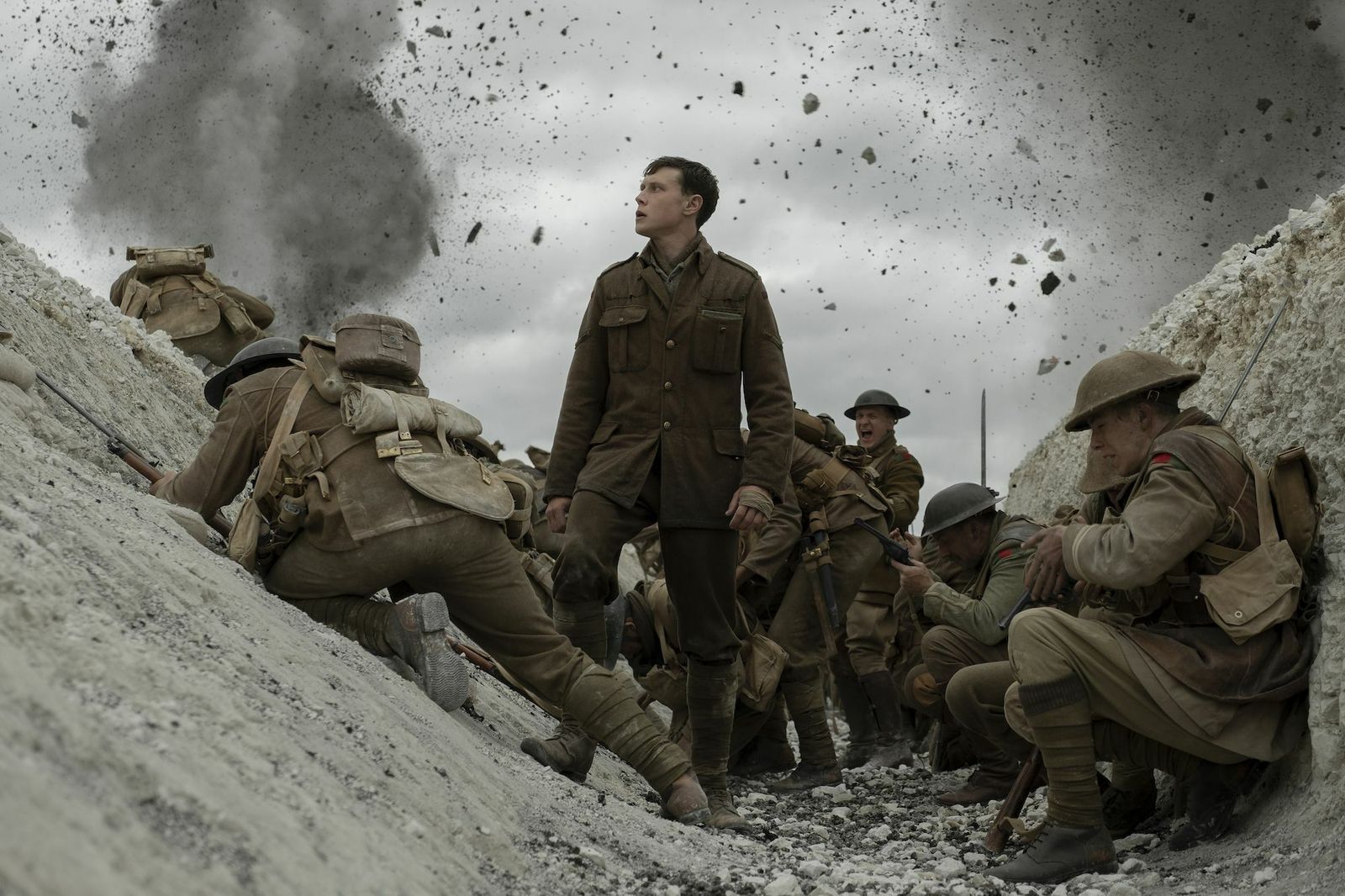 Una imagen de '1917', el film bélico de Sam Mendes, ganador del Globo de Oro 2020.