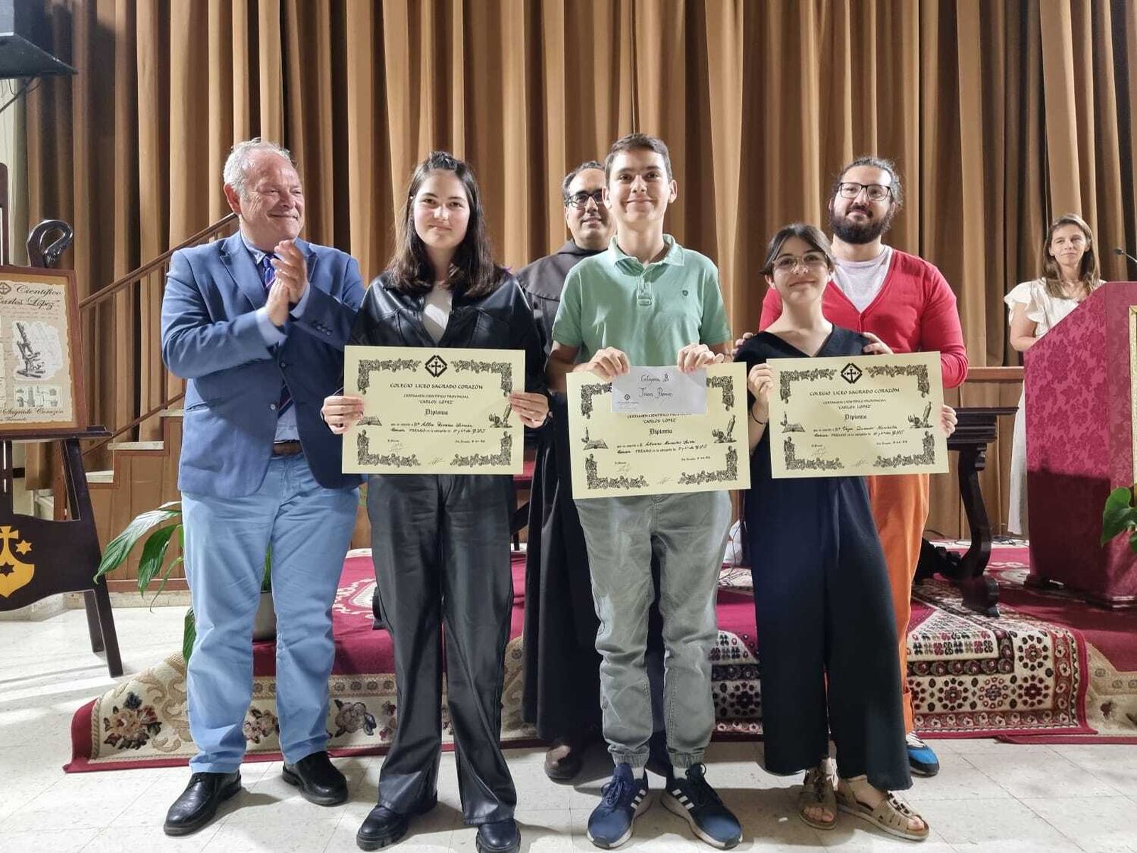 Las fotos de la entrega de premios del certamen científico Carlos López en San Fernando