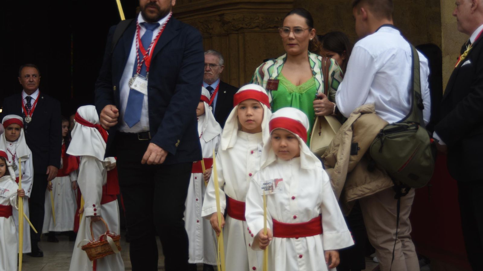 Niños de la procesión de la Entrada Triunfal