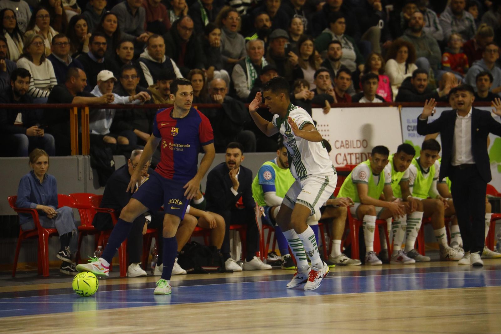 Las mejores fotos del ambiente en Vista Alegre para el Córdoba Futsal - Barça