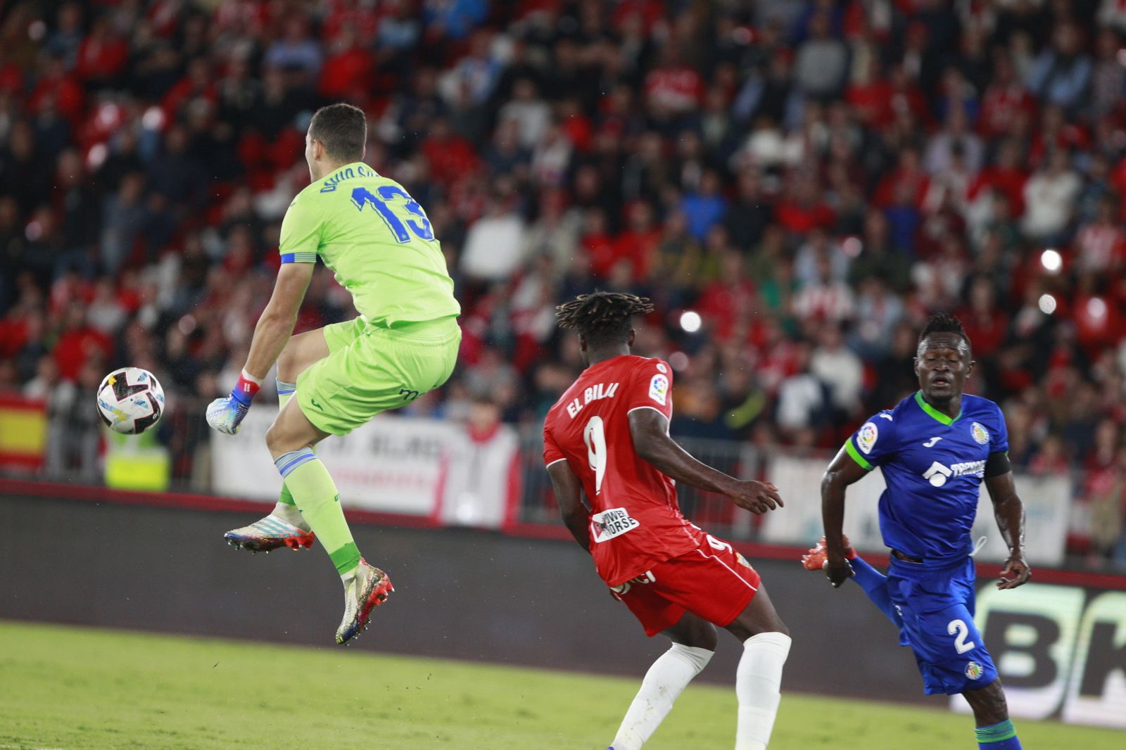 Imágenes del partido de fútbol U.D. Almería-Getafe C.F.