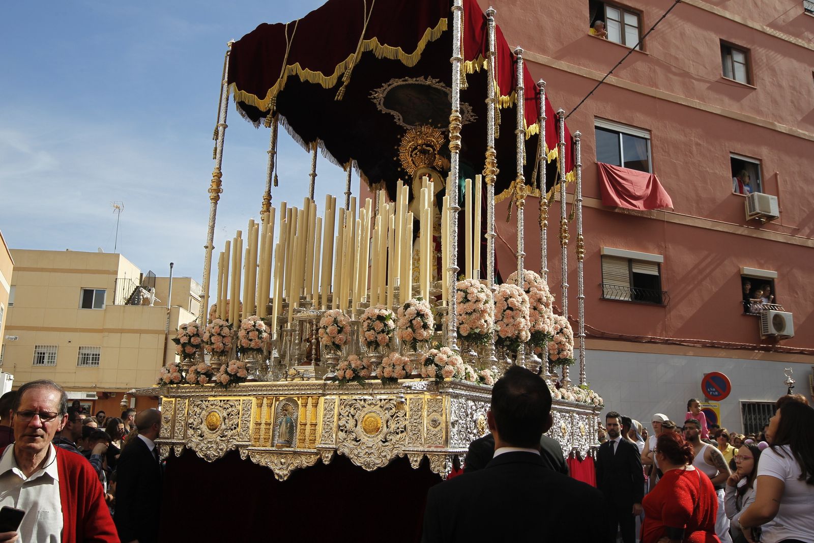 Imágenes de la Procesión de Coronación. Barrio de Los Molinos. Semana Santa Almería 2019