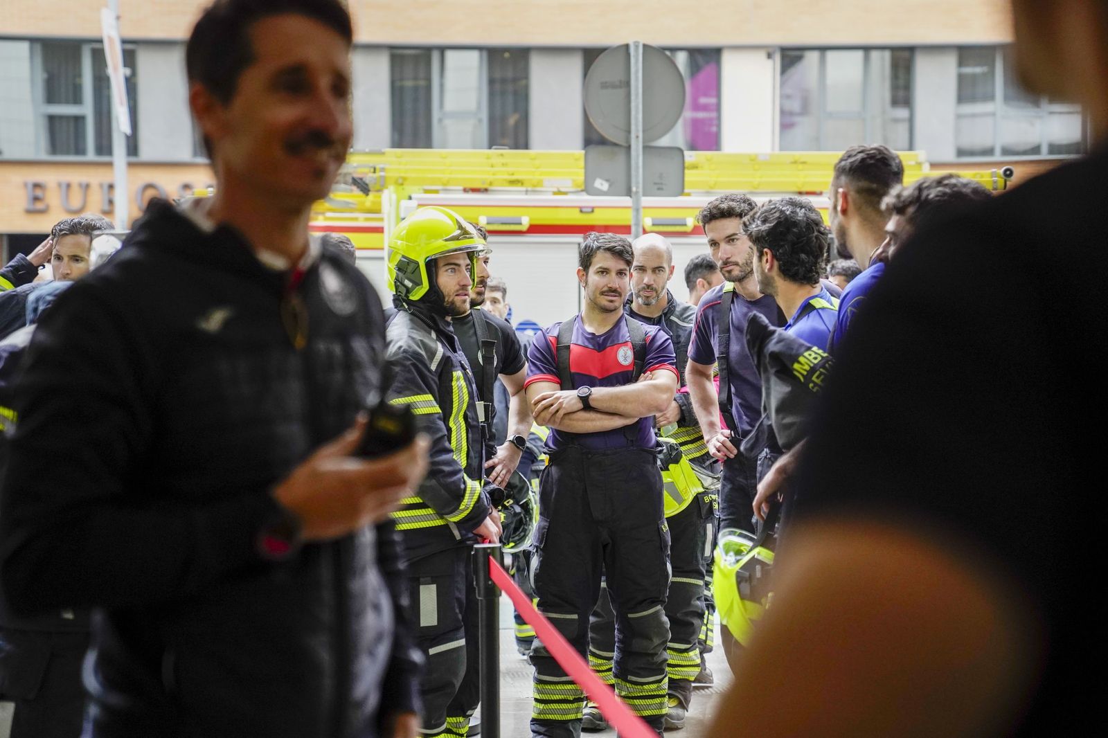La cronoescalada de los bomberos en la Torre de los Remedios, todas las fotos