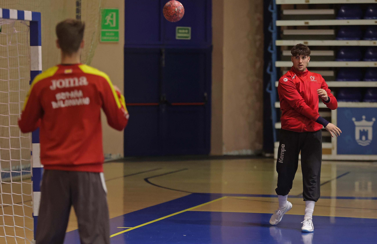 Fotos del entrenamiento del Balonmano Ciudad de Algeciras