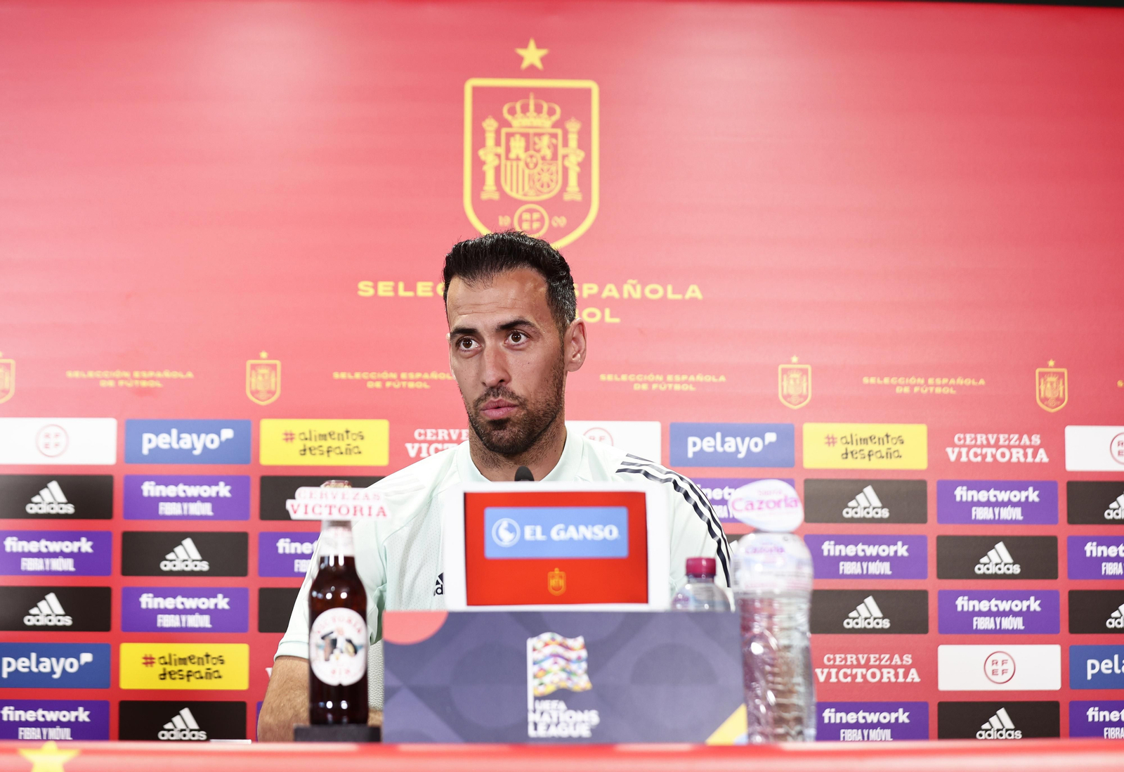 Las imágenes de la selección española en Sevilla